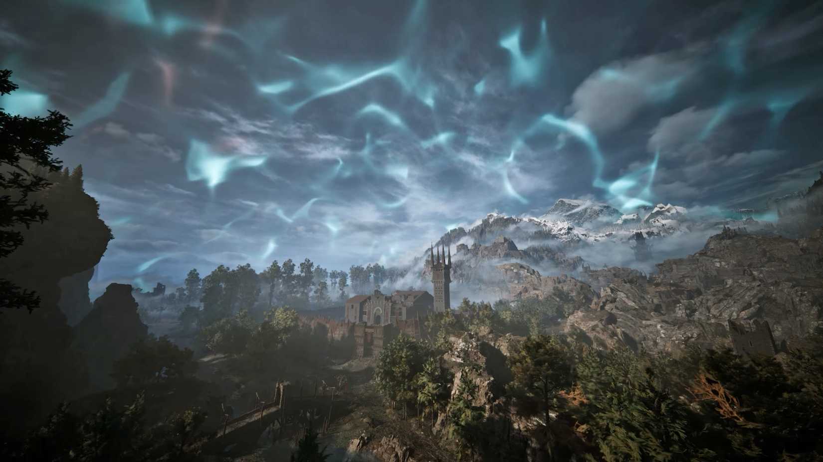 A vast landscape with a town in Gothic Remake.