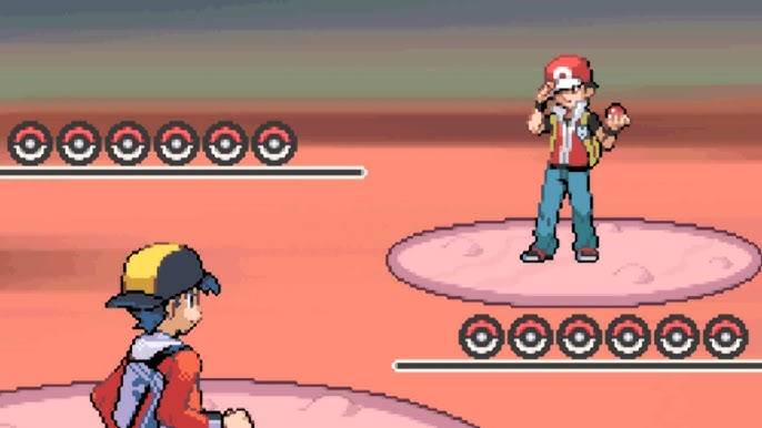 Heart Gold SOul Silver Red battle screen