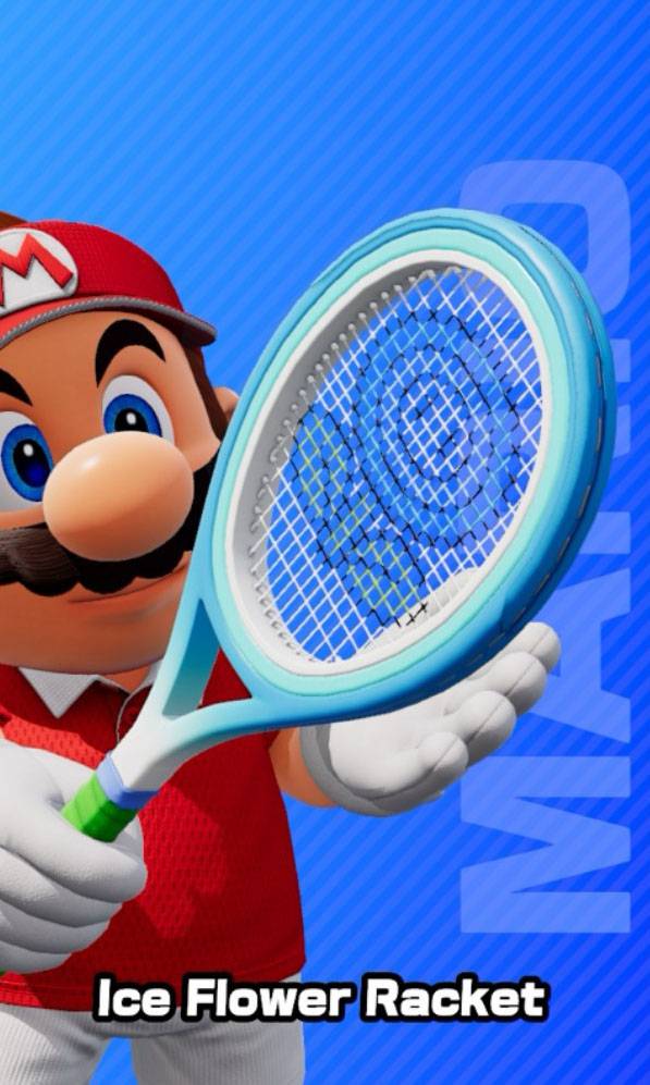 Ice Flower Racket as seen in Mario Tennis Fever.