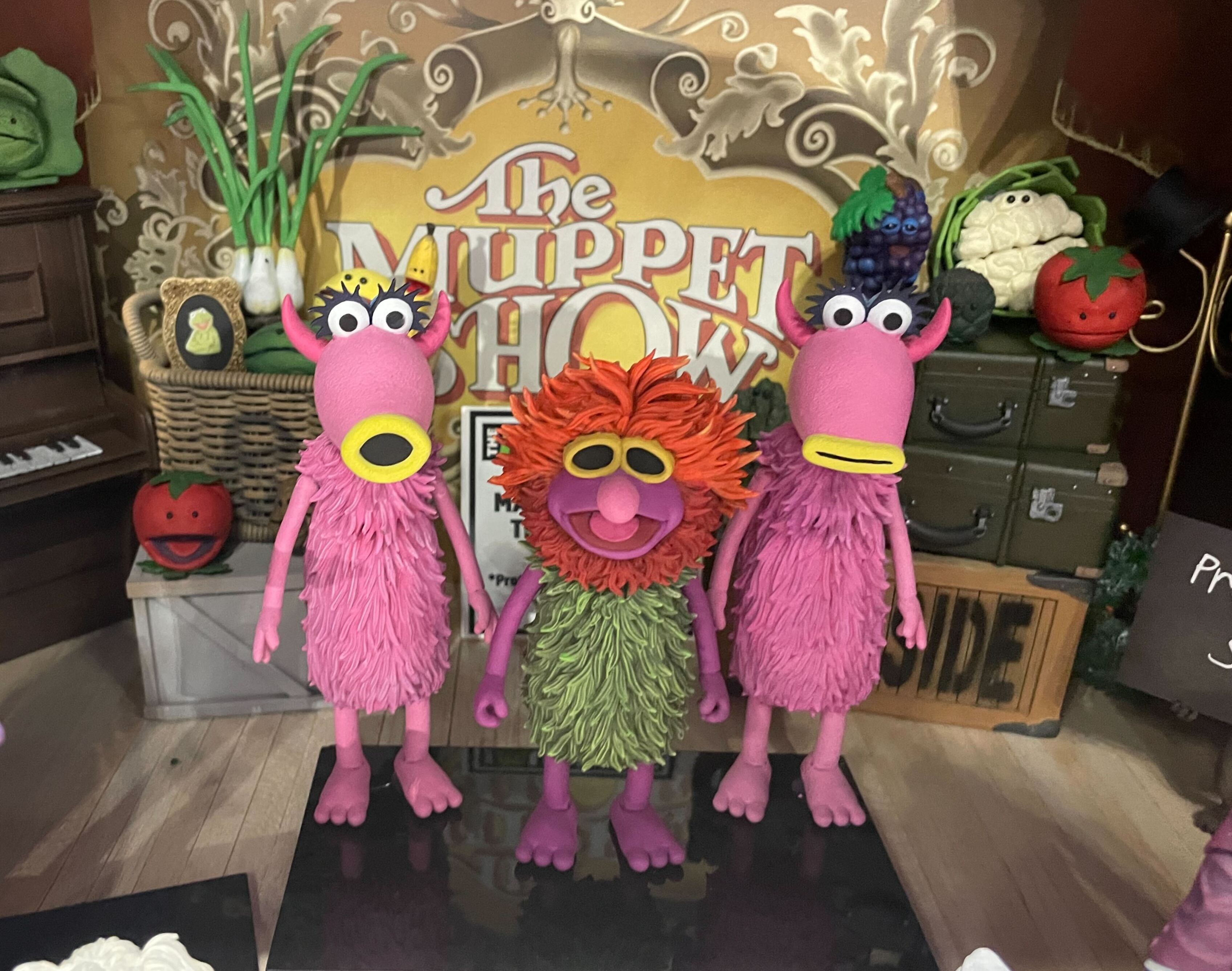 NECA figures of Mahna Mahna and the Snowths, as seen on The Muppet Show