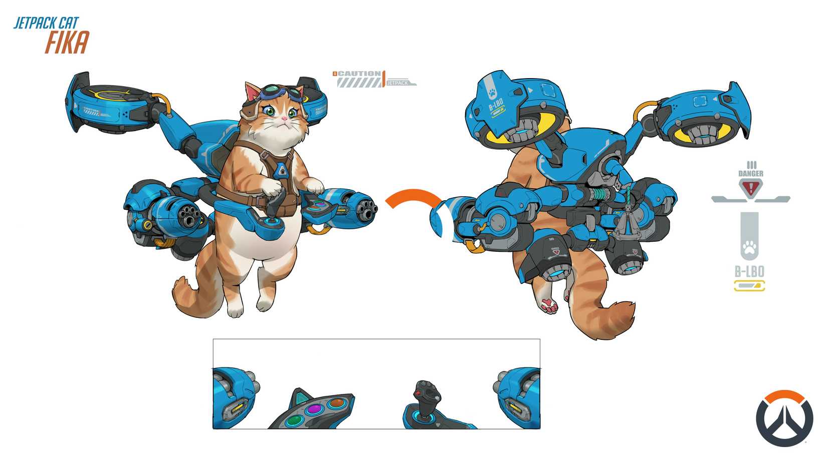 Jetpack Cat Concept artwork