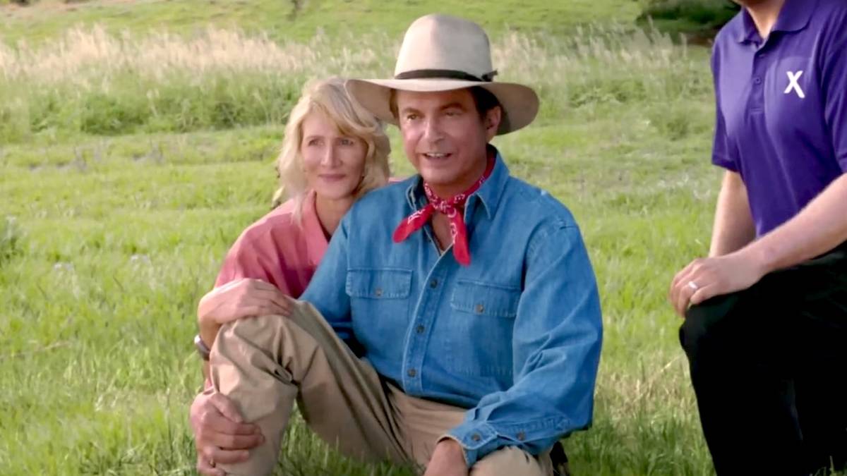 Jurassic Park Super Bowl commercial’s de-aged actors, ranked from least to most bizarre-looking