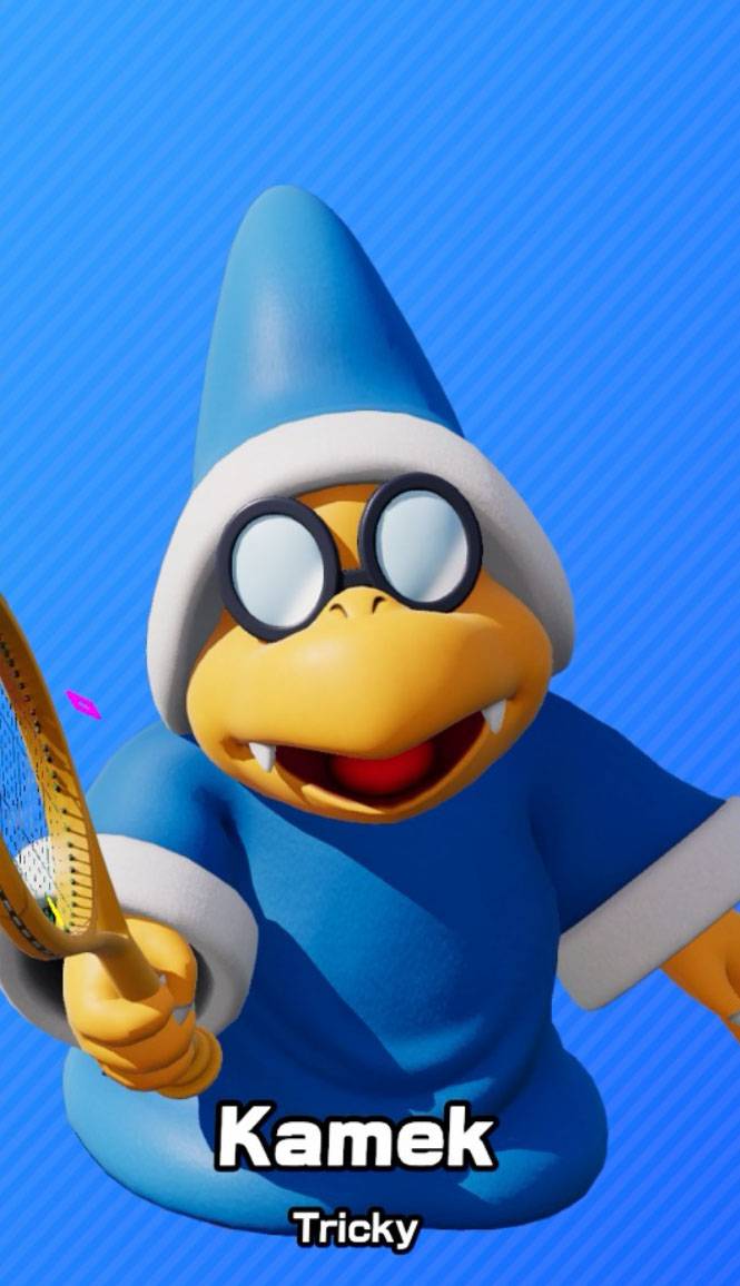 Kamek as seen in Mario Tennis Fever.