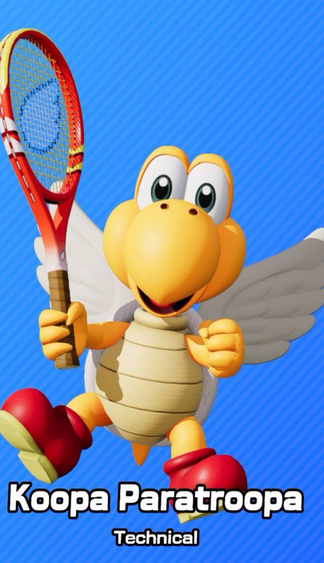 Koopa Paratroopa as seen in Mario Tennis Fever.