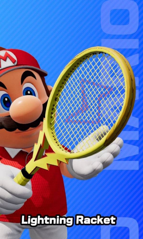 Lightning Racket as seen in Mario Tennis Fever.