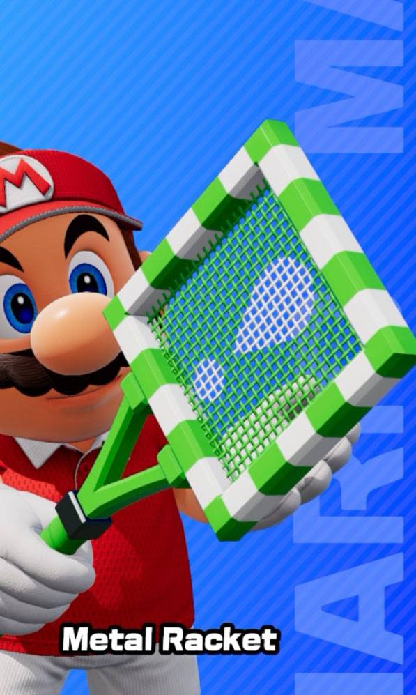 Metal Racket as seen in Mario Tennis Fever.