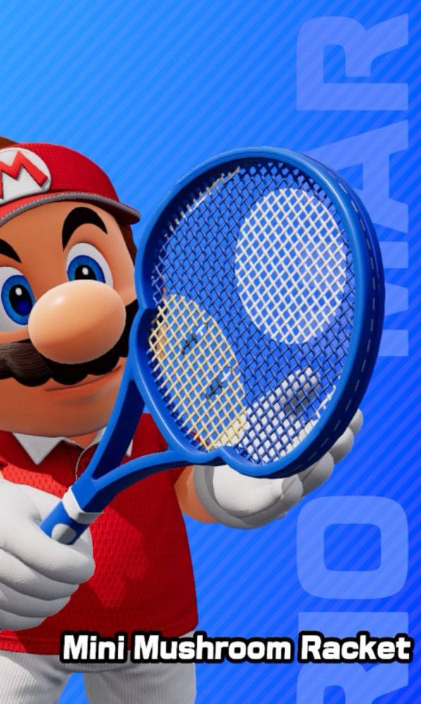 Mini Mushroom Racket as seen in Mario Tennis Fever.