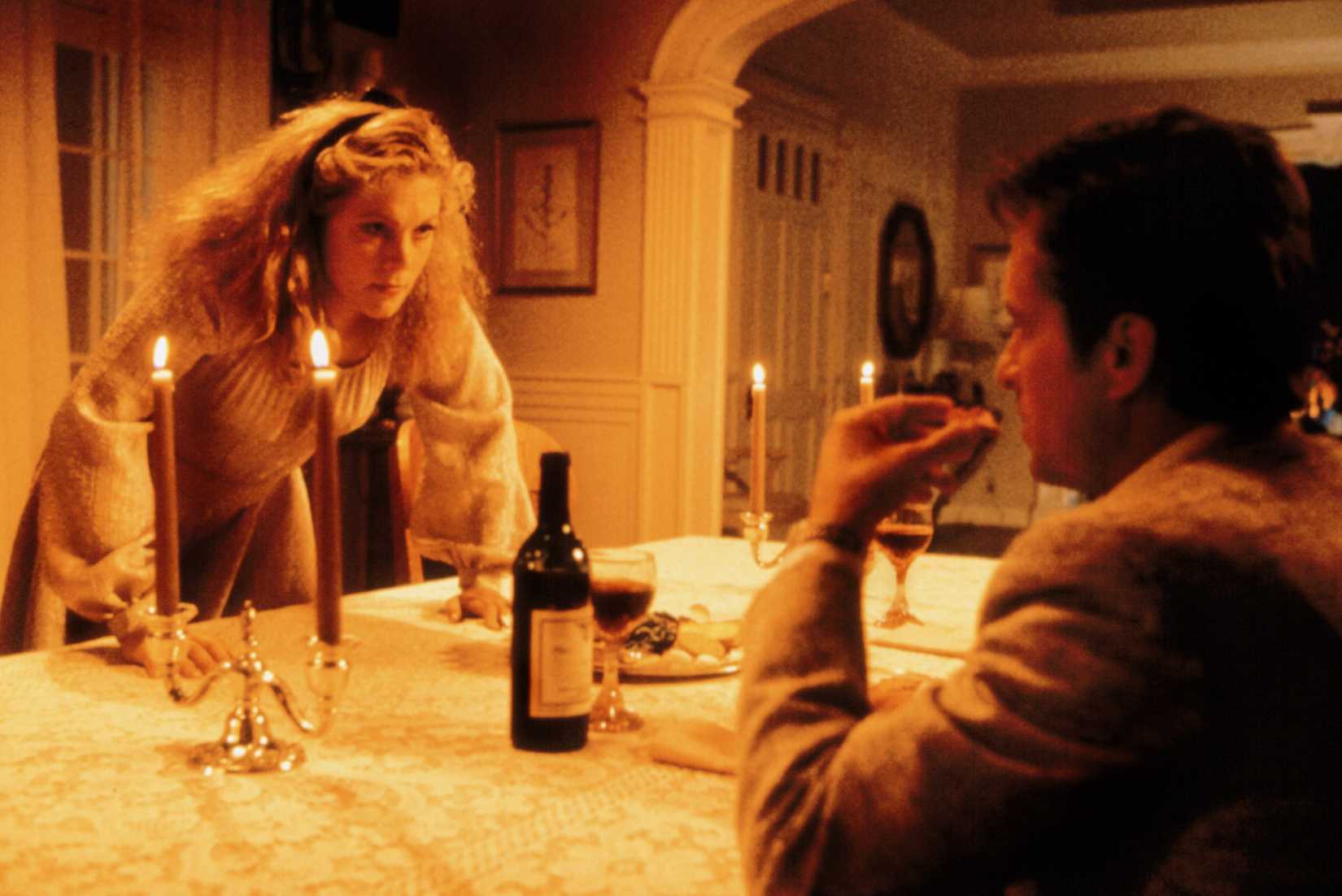 Michael Douglas and Kathleen Turner face off in The War of the Roses