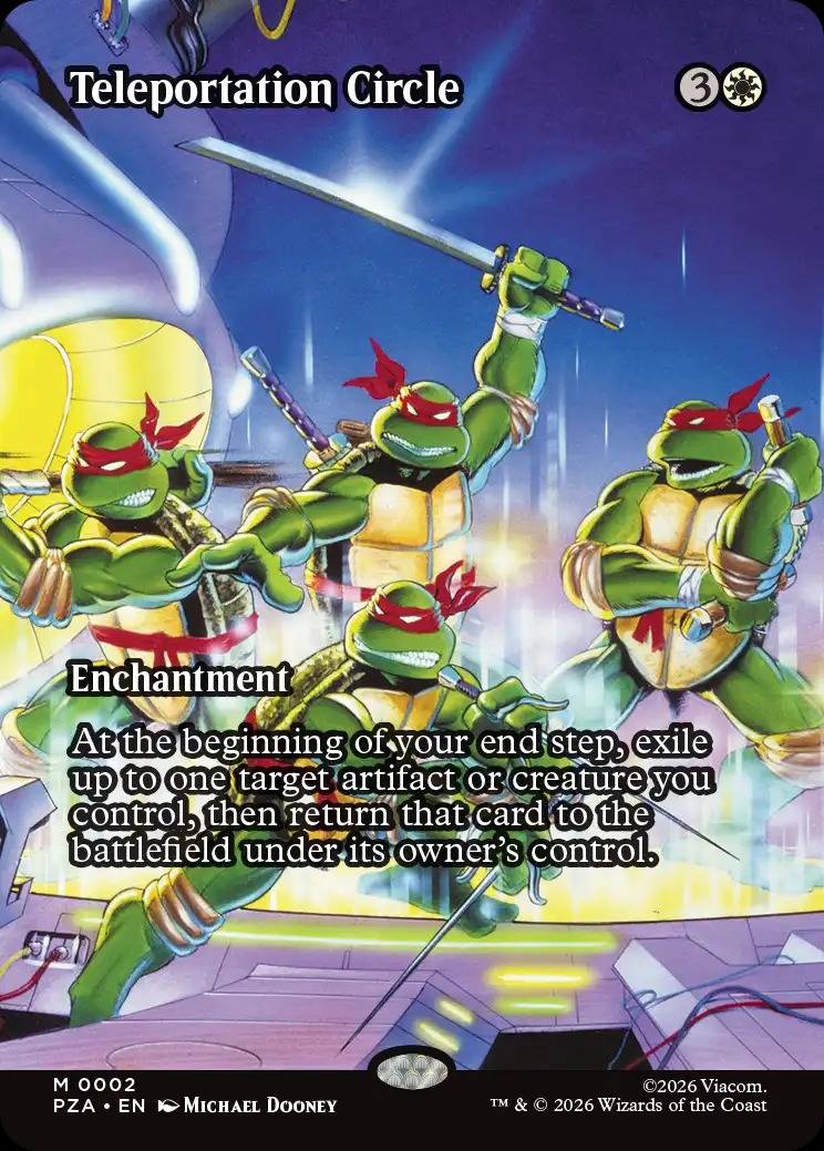Magic The Gathering: Teleportation Circle Teenage Mutant Ninja Turtles card