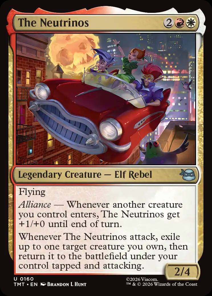 Magic The Gathering: Neutrinos Teenage Mutant Ninja Turtles card