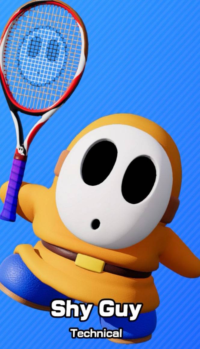 Orange Shy Guy as seen in Mario Tennis Fever.