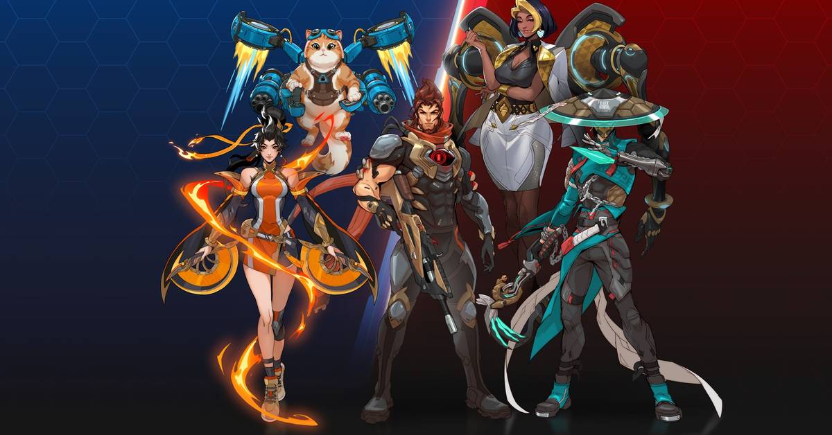 Overwatch hero lineup key art