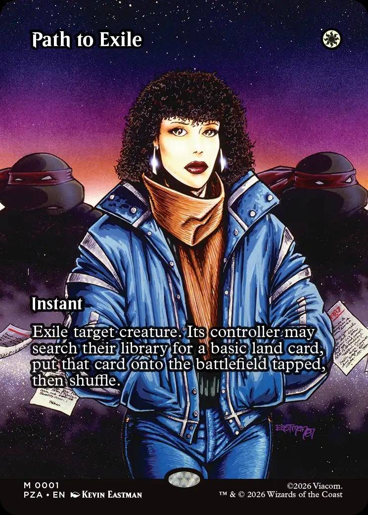 Magic The Gathering: Path to Exilve Teenage Mutant Ninja Turtles card