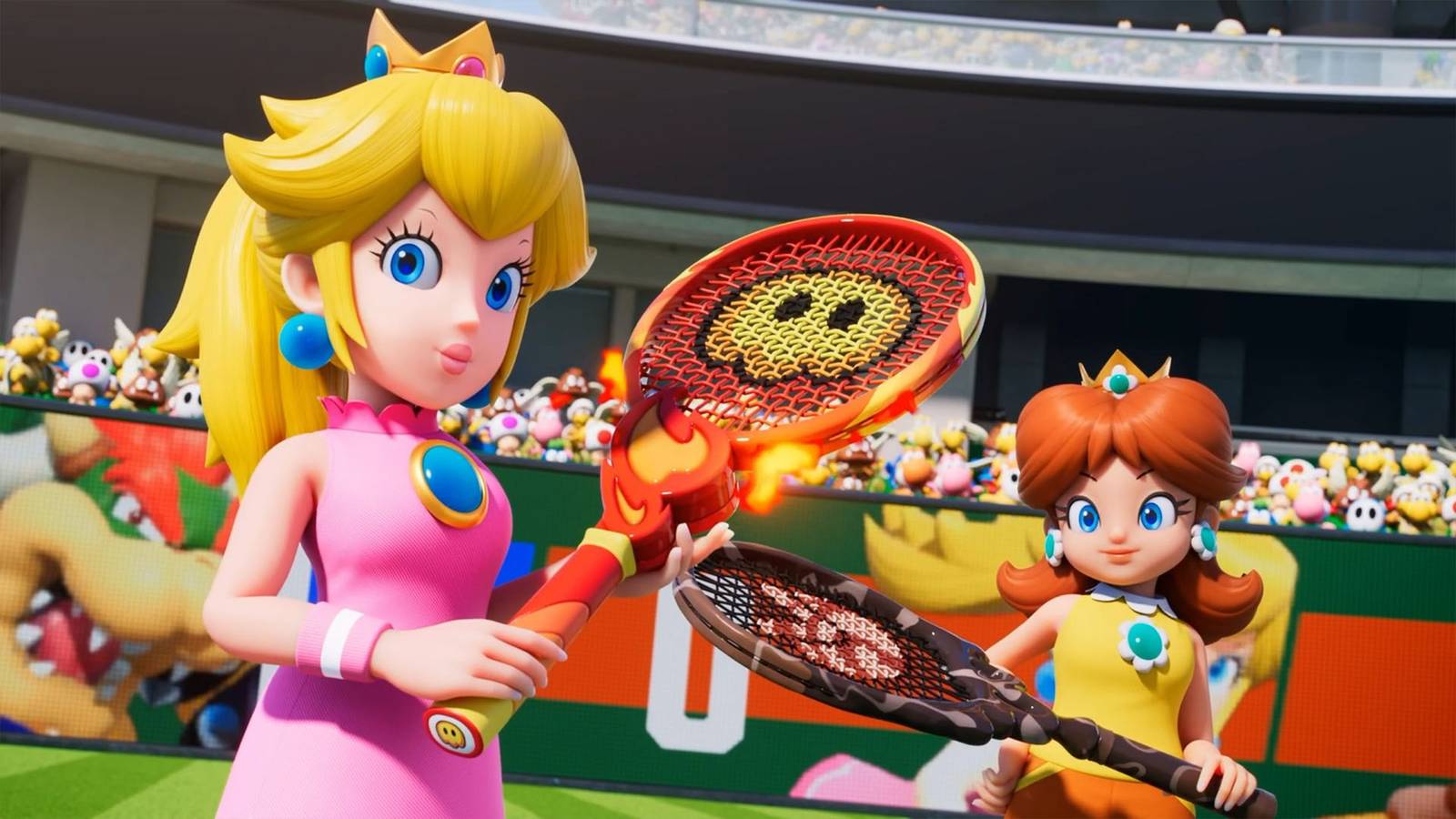 All Fever rackets in Mario Tennis Fever