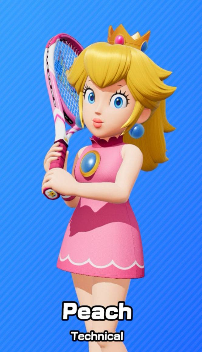 Peach as seen in Mario Tennis Fever.