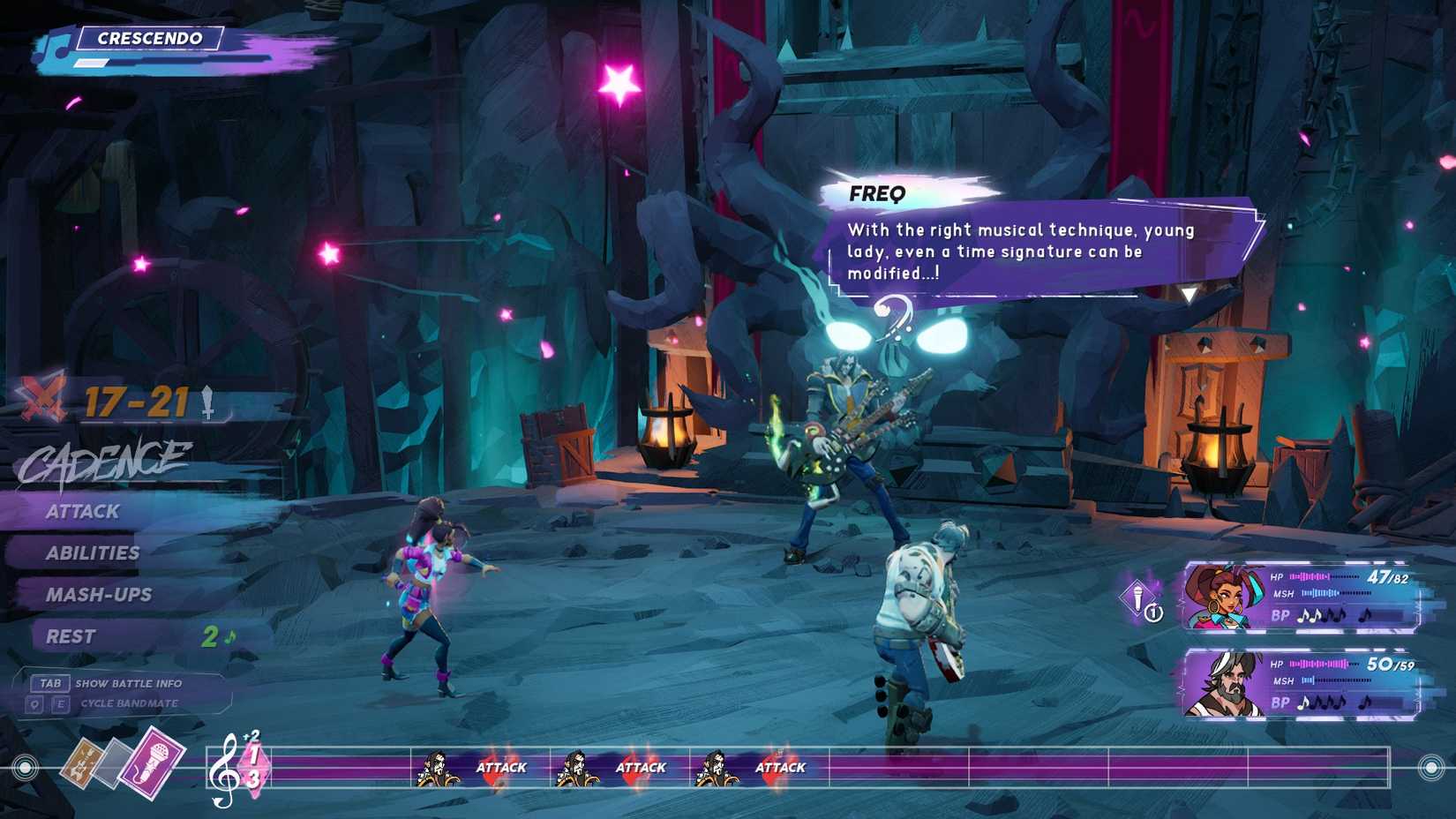 People of Note Freq boss fight