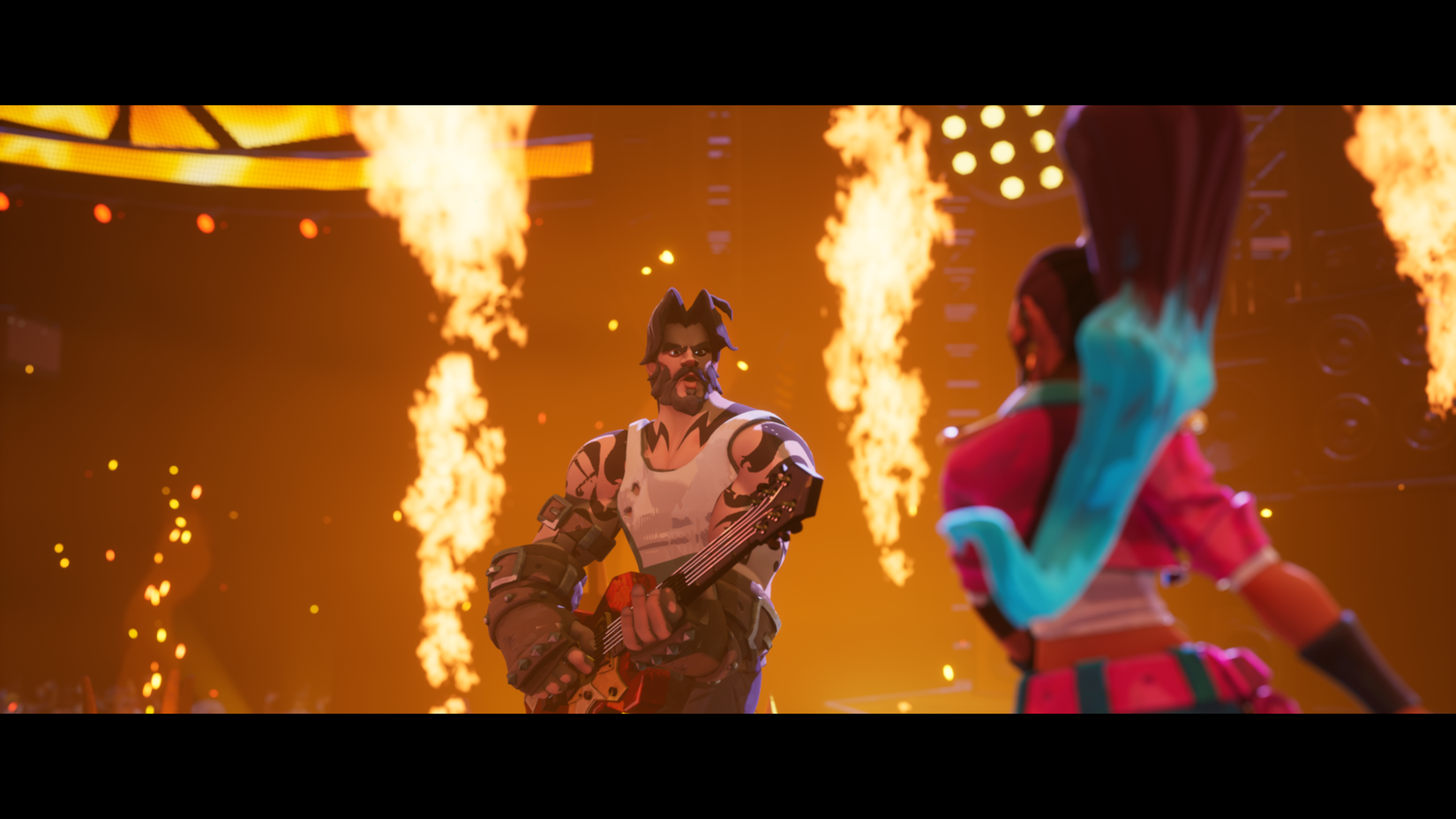 People of Note Fret playing guitar