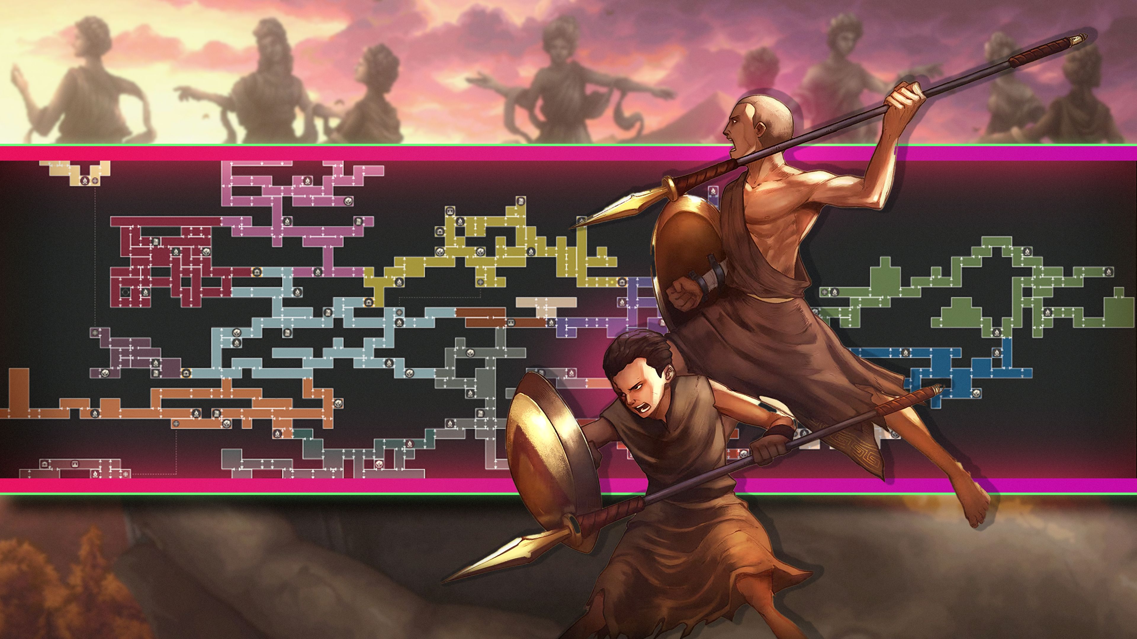 God of War Sons of Sparta interactive map