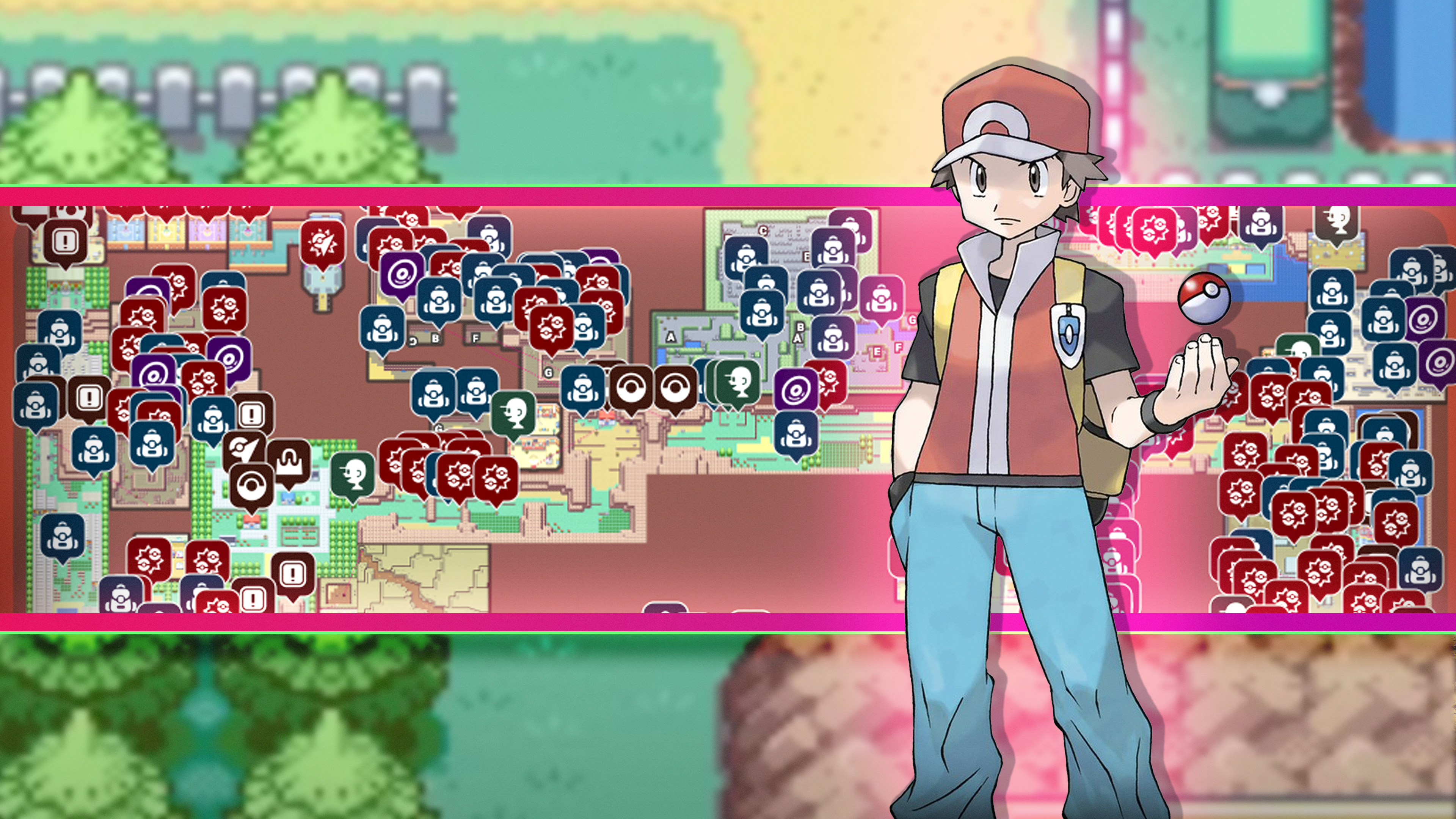 Pokmon FireRed and LeafGreen interactive maps