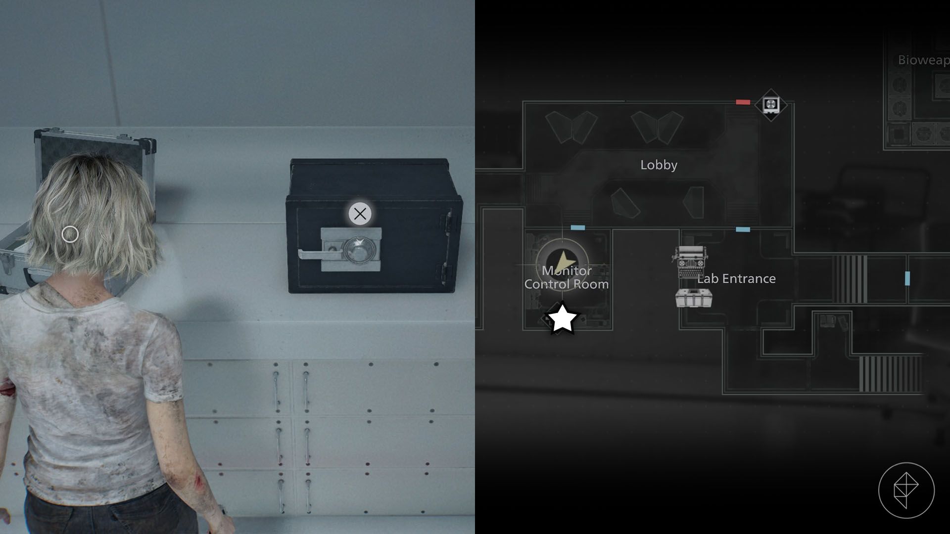 Monitor Control Room safe code location in Resident Evil Requiem