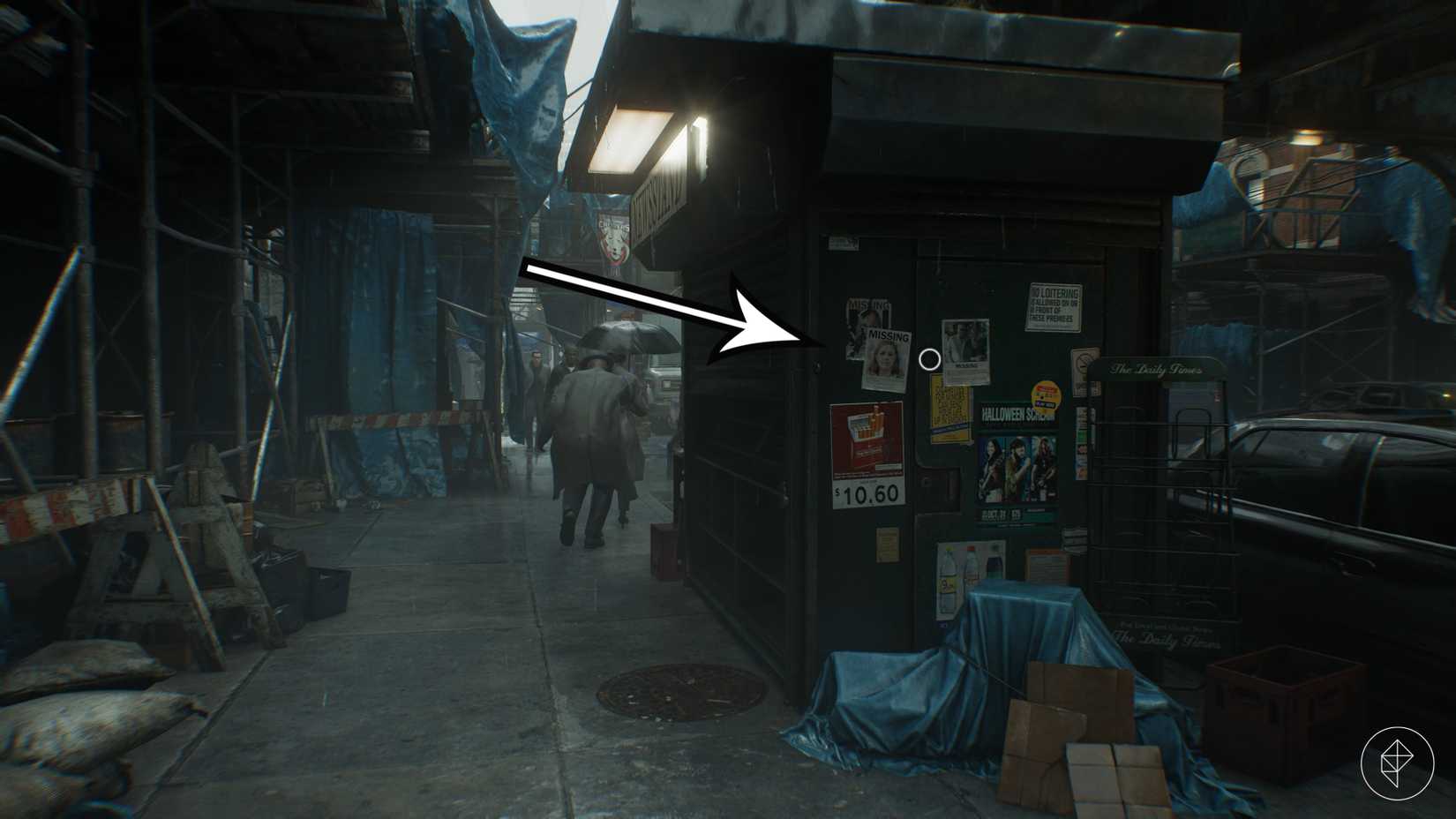 A missing person poster in Resident Evil Requiem.