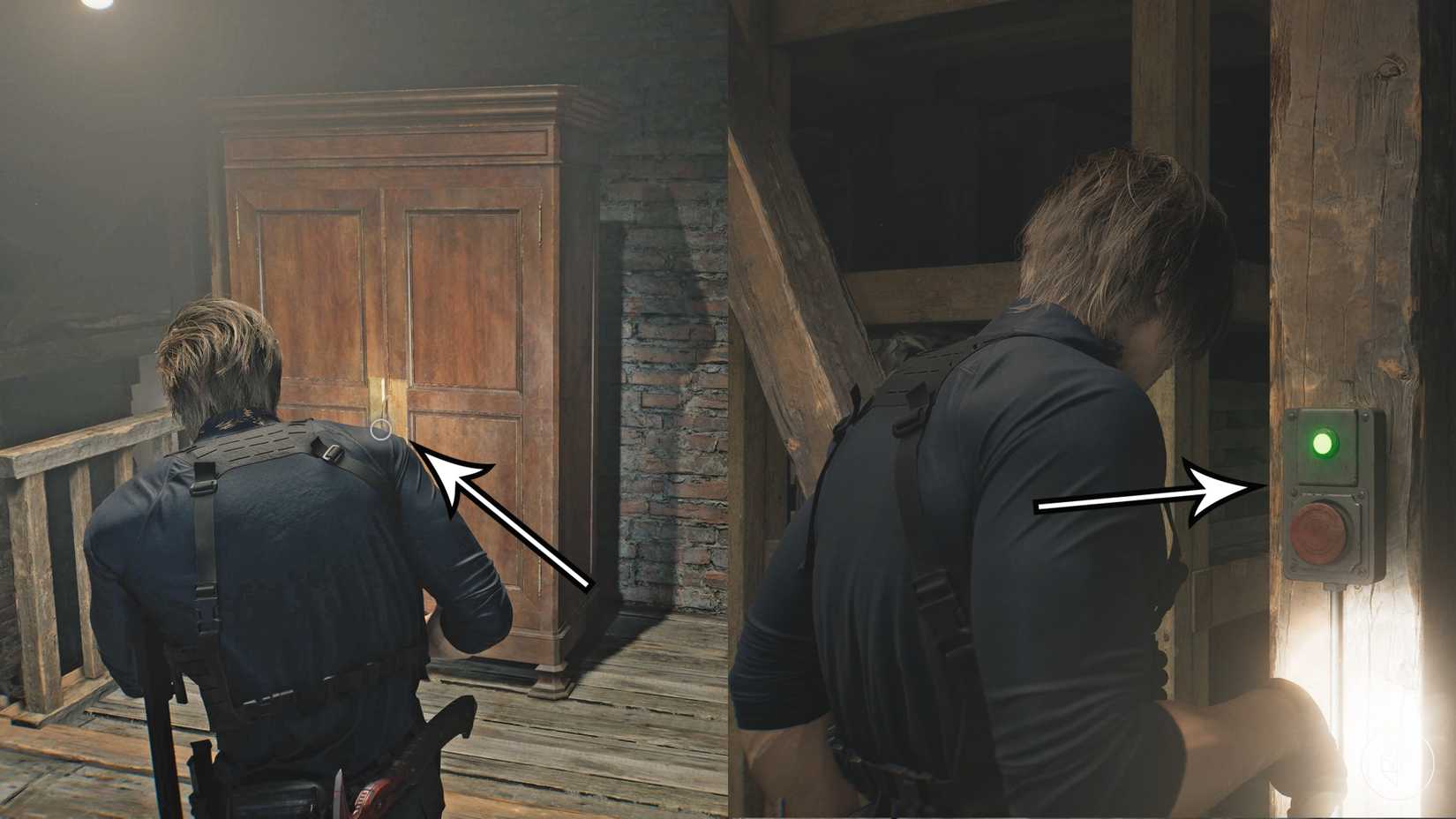 Leon escapes the Attic in Resident Evil Requiem.