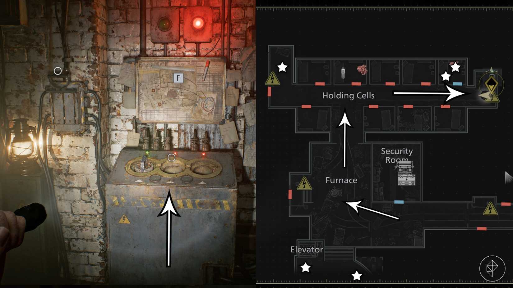 The power distributor in the Basement in Resident Evil Requiem.