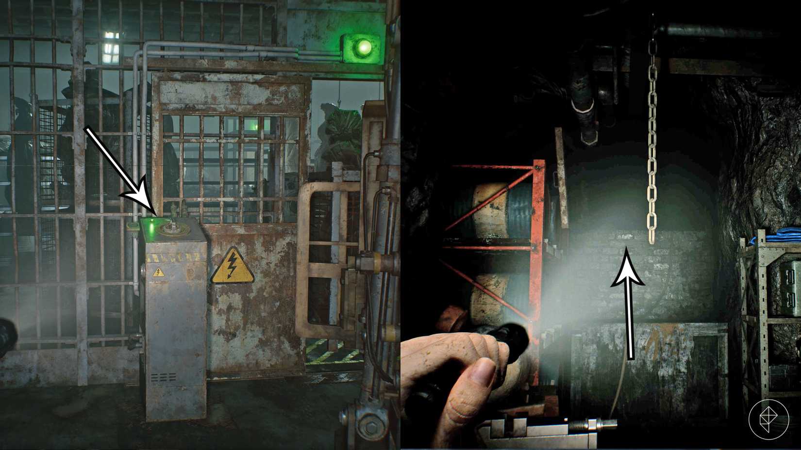 The second joint plug in the basement of Resident Evil Requiem.