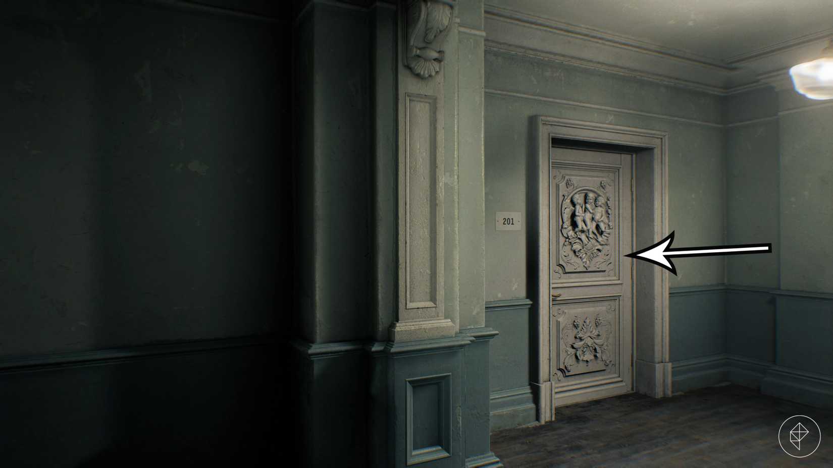 Room 201 at the Chronic Care Center in Resident Evil Requiem.