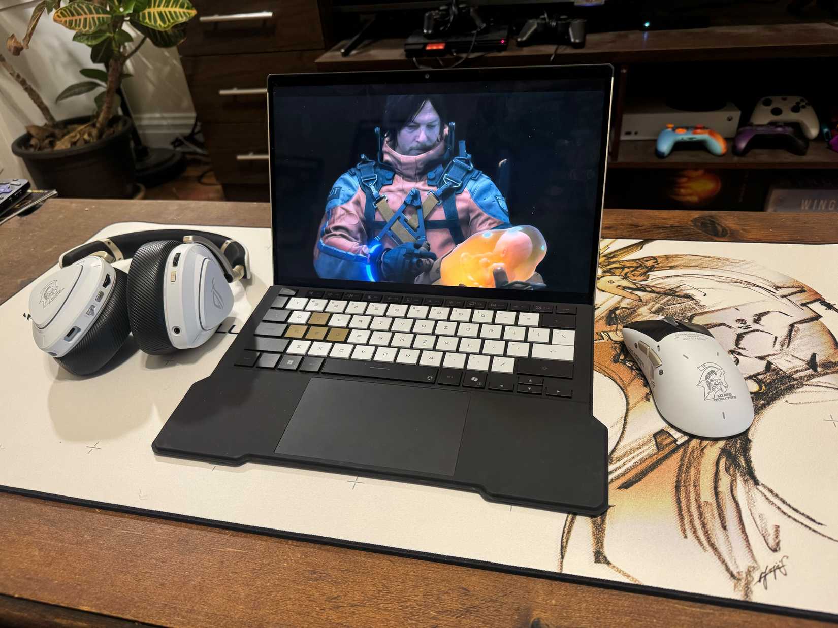 Death Stranding plays on a ROG Flow Z13-KJP.