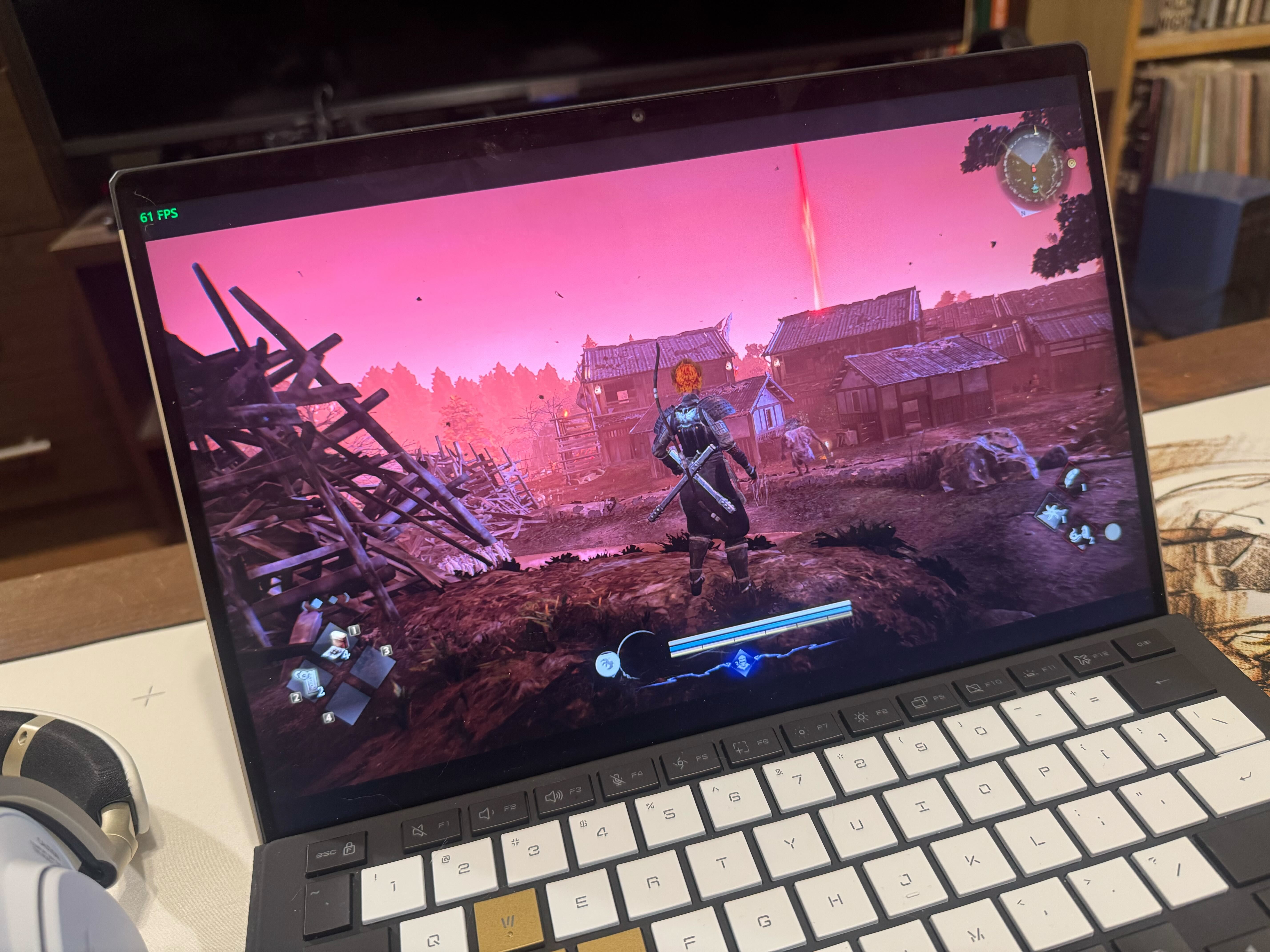 Nioh 3 gameplay on the ROG Flow Z13-KJP