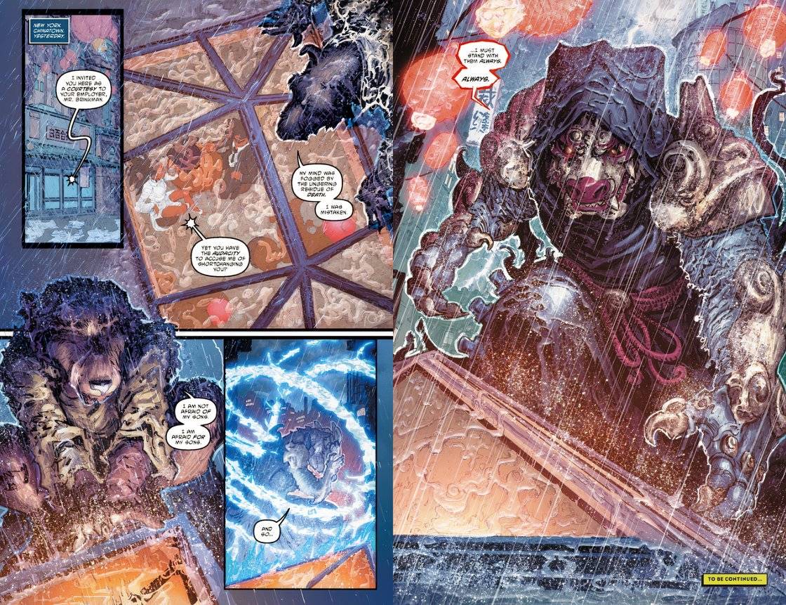 Splinter becomes Ujigami