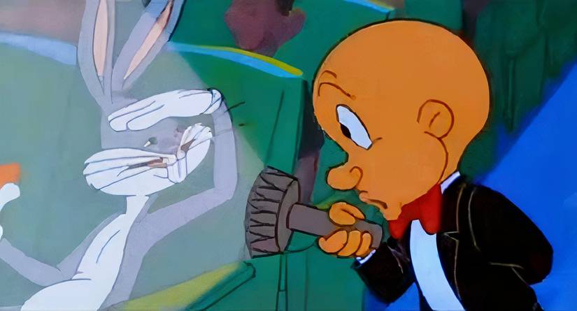 Bugs Bunny meets Usher Elmer Fudd