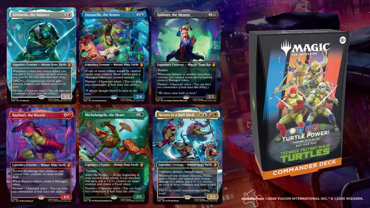 Magic's TMNT Commander deck almost rewrote the rules of Commander Magic's TMNT Commander deck almost rewrote the rules of Commander