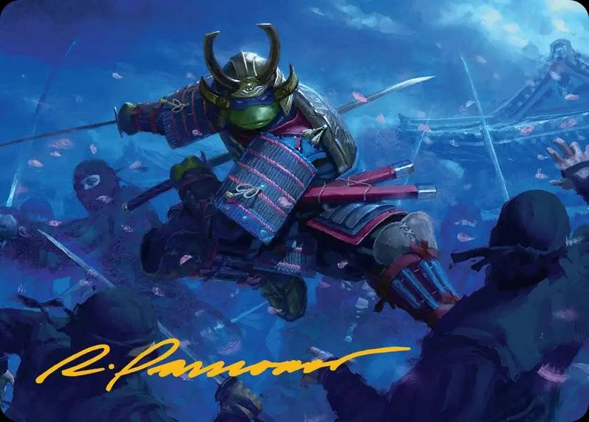 Magic The Gathering: Leonardo, Sewer Samurai Teenage Mutant Ninja Turtles card