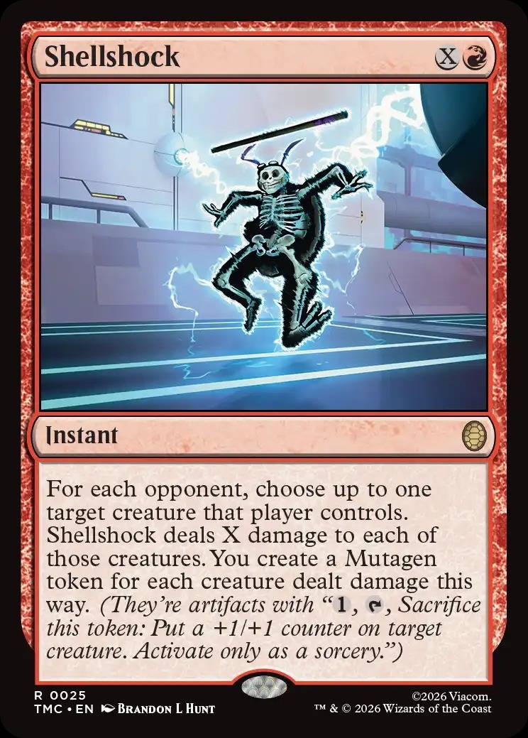 Magic The Gathering: Shellshock Teenage Mutant Ninja Turtles card