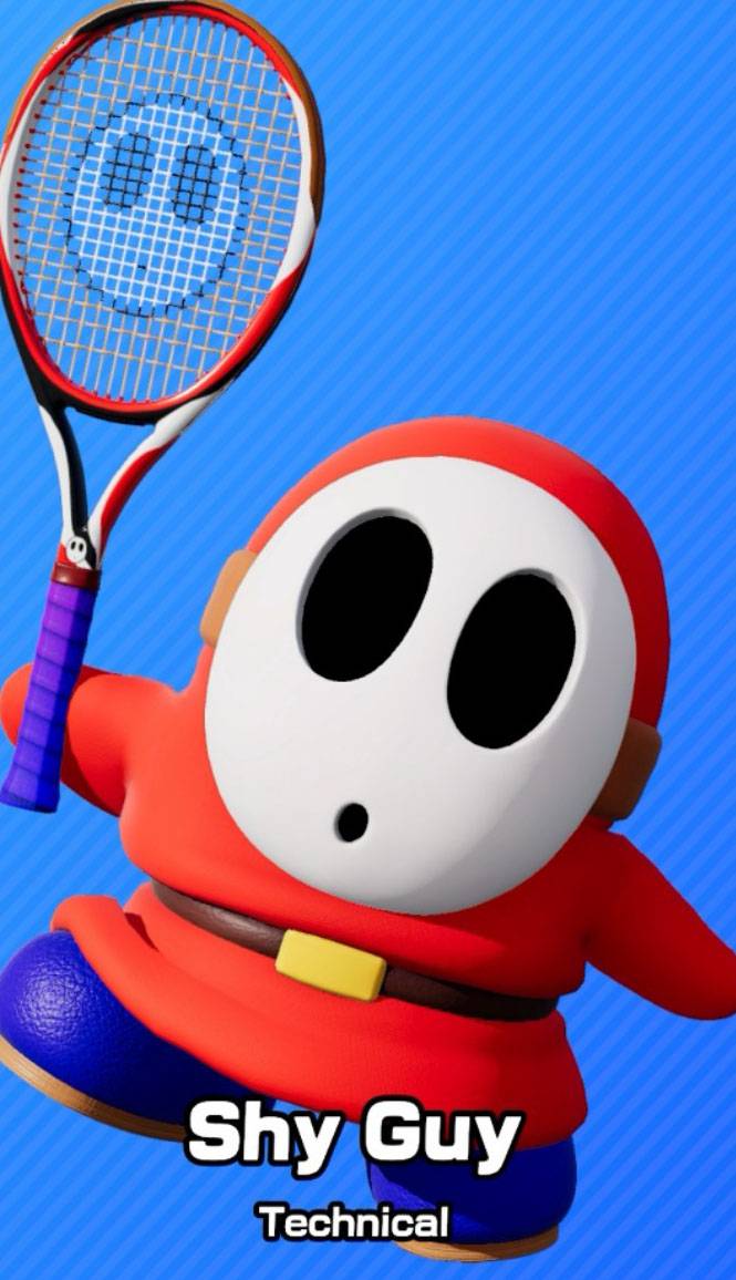 Shy Guy as seen in Mario Tennis Fever.