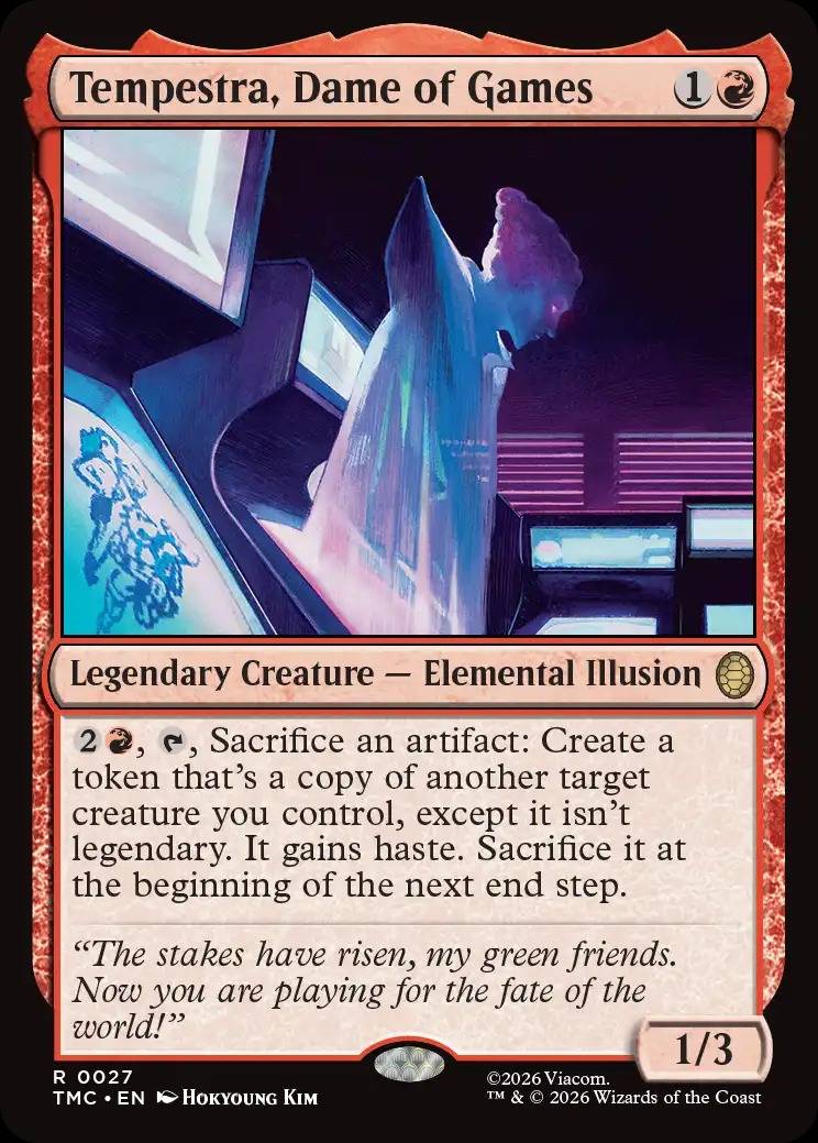 Magic The Gathering: Tempestra Teenage Mutant Ninja Turtles card