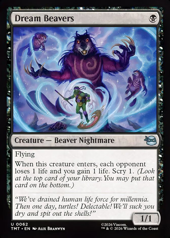 Dream Beavers Card Art