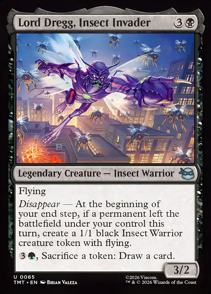 Lord Dregg Insect Invader Card Art