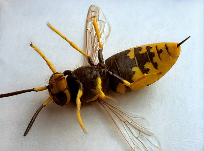 Dead wasp