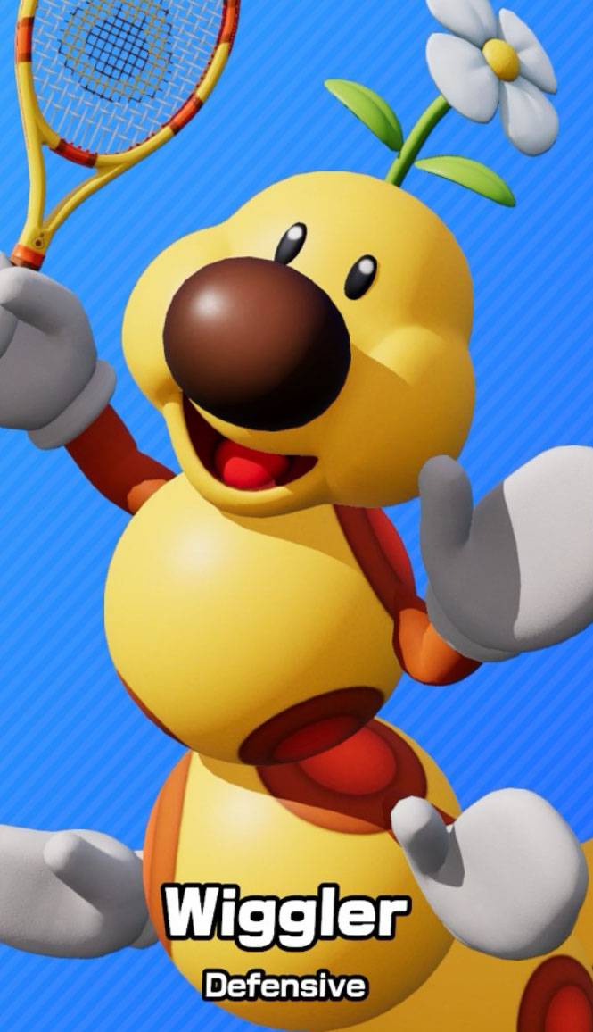 Wiggler as seen in Mario Tennis Fever.