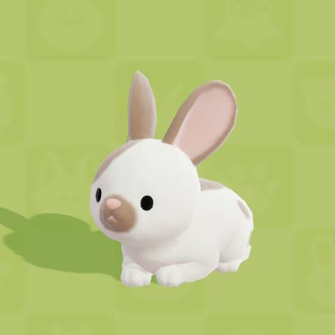 A bunny laying down in Heartopia