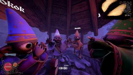 A team of wizards in YAPYAP, the new co-op game where players can cast spells with their voices.