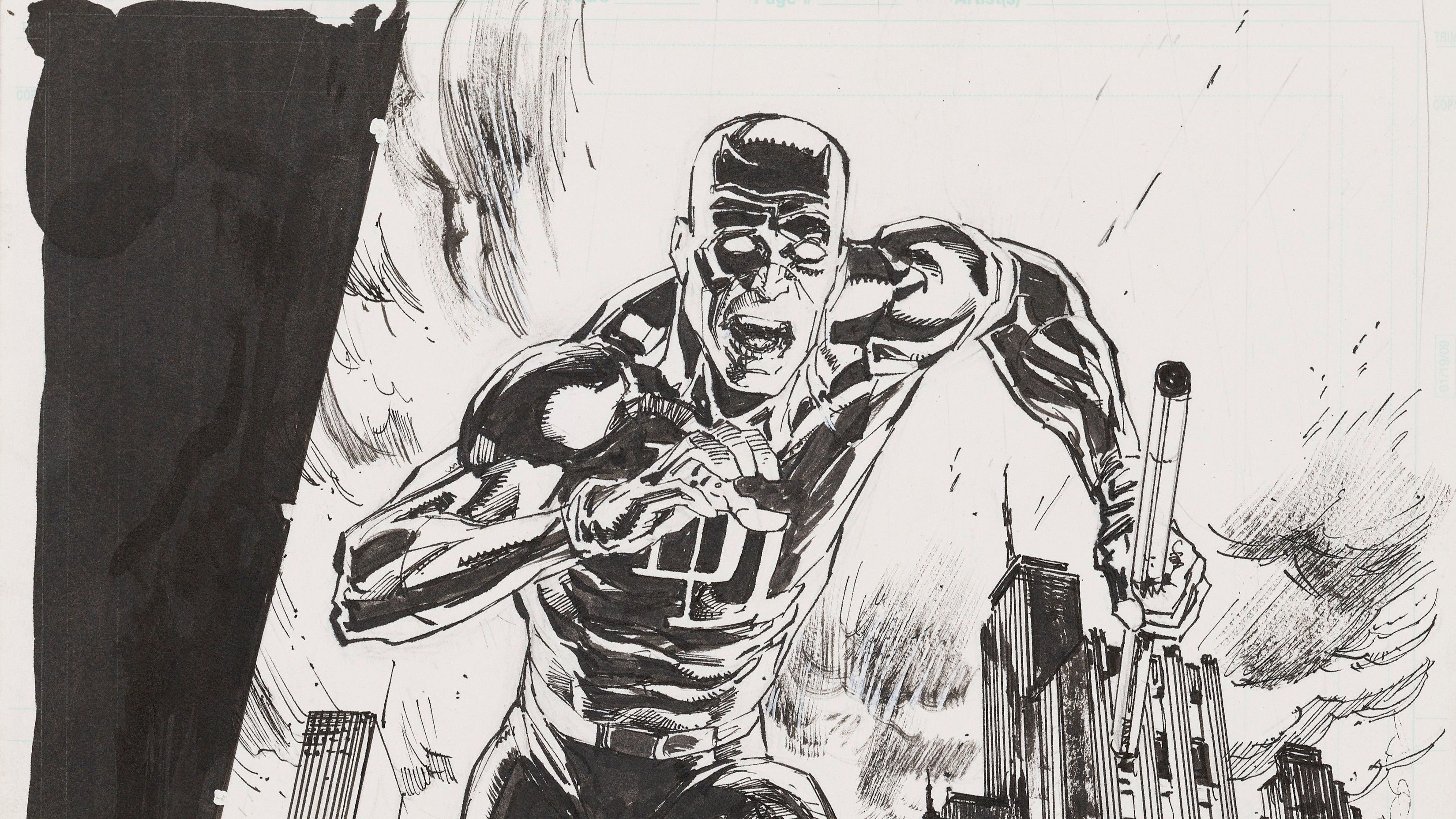Klaus Janson's stunning Daredevil art is about to hang in an art gallery for good reason