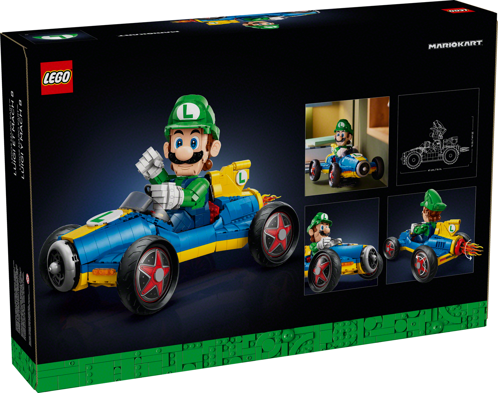 Lego Mario Kart - Luigi and Mach 8 set
