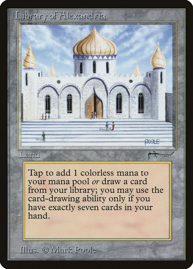 Library of Alexandria 英語 EN MTG MTG Strixhaven is bringing back a $1000 card that's banned in