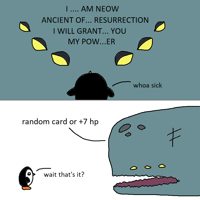 The first PixelPenguin Slay the Spire comic
