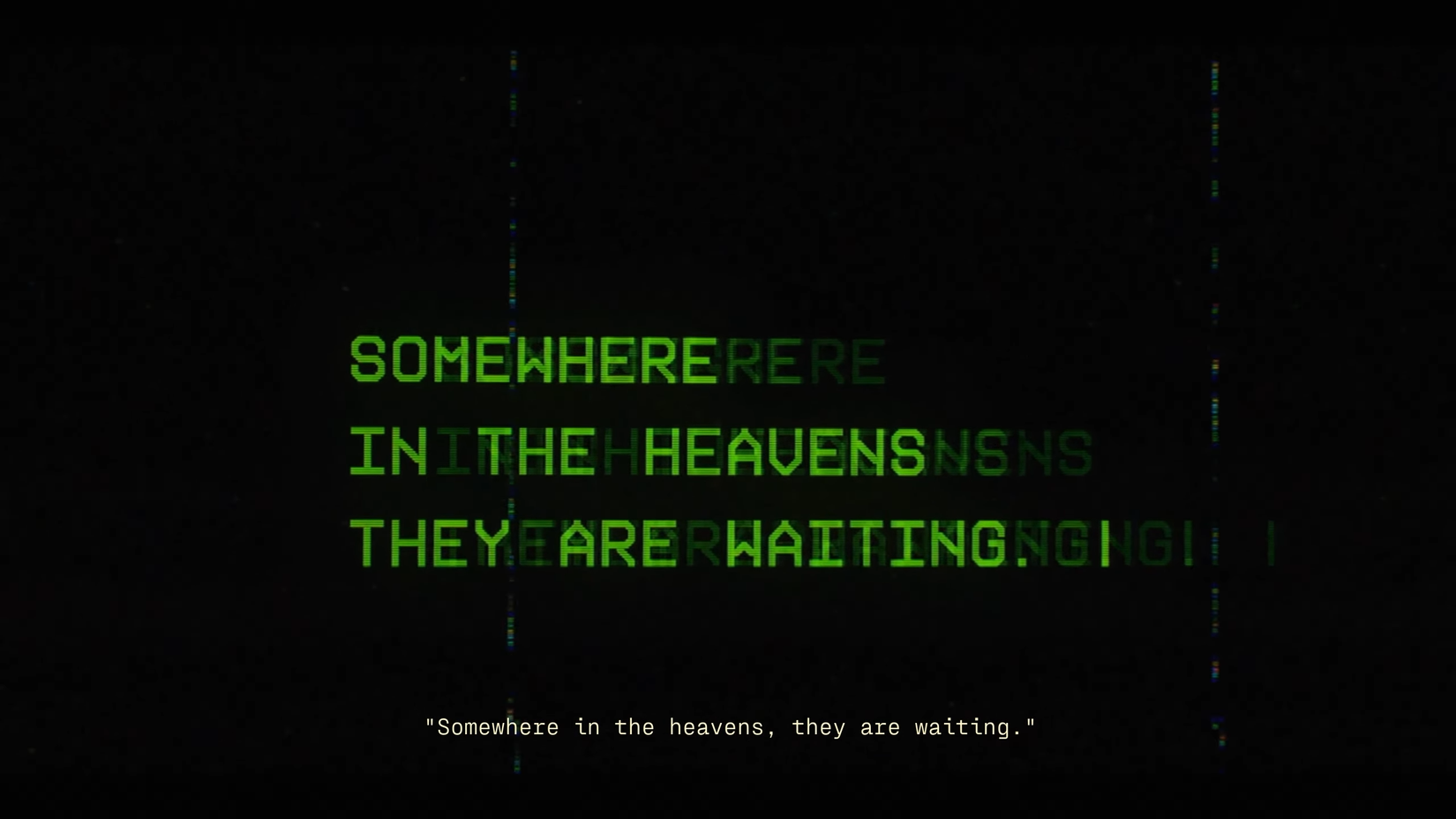 A quote from a trailer for Marathon