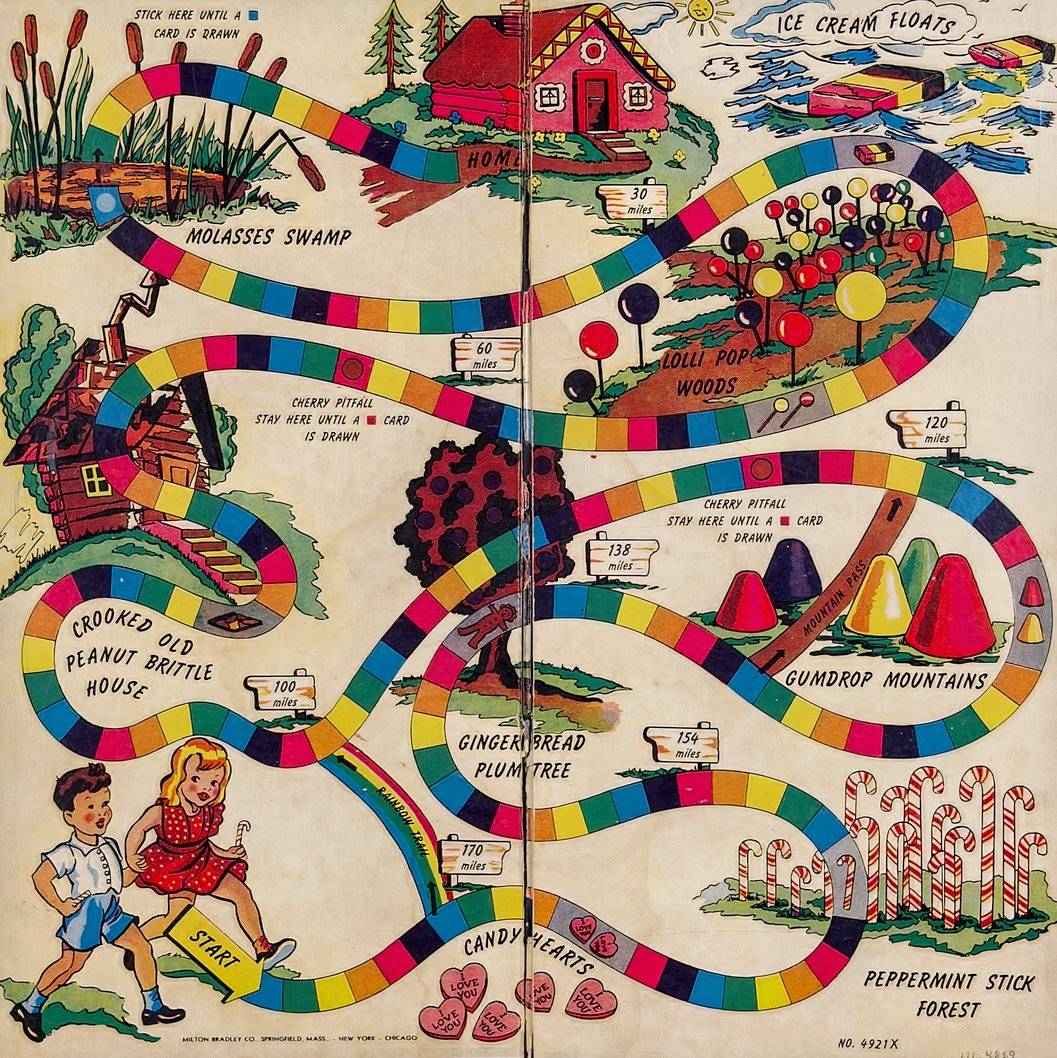 candy land 1949 original board